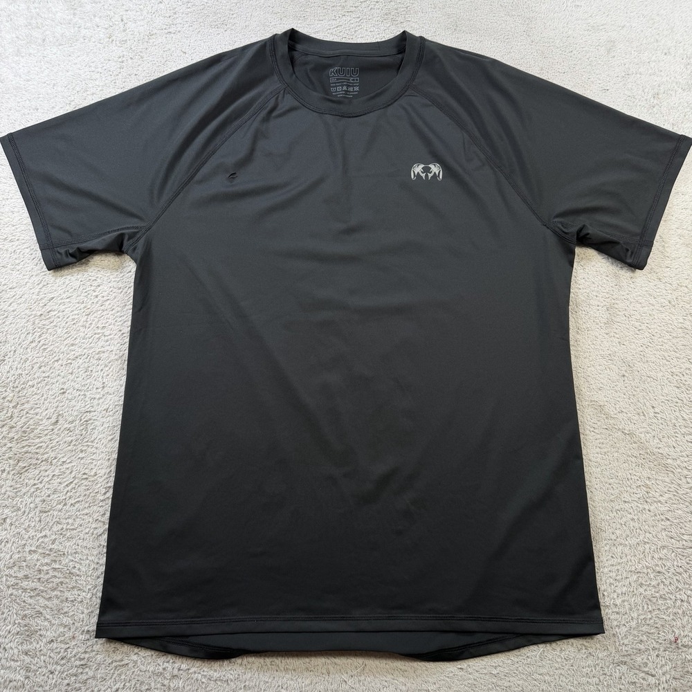 Kuiu Gila T-Shirt Mens Large Black Hunting Base Layer Cool Touch UPF Tee